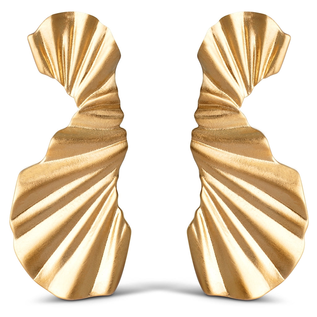 SENCE Copenhagen Ohrstecker Happy clover, in Gold main image 0