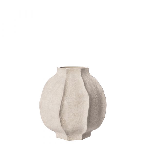 Gewellte Vase aus Keramik - 10 cm