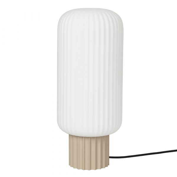 Tischlampe Lolly - weiß/sand 39 cm