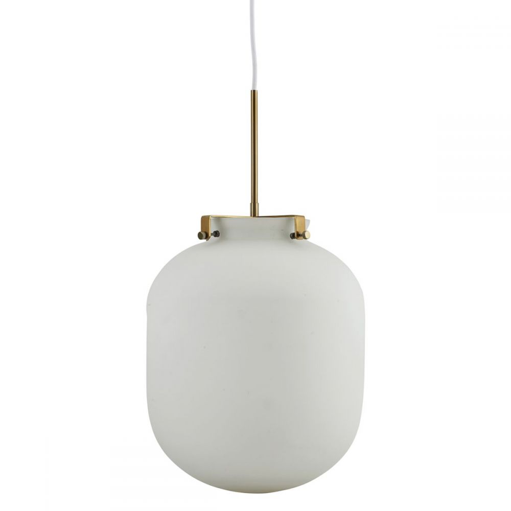 Lampe Ball - weiß
