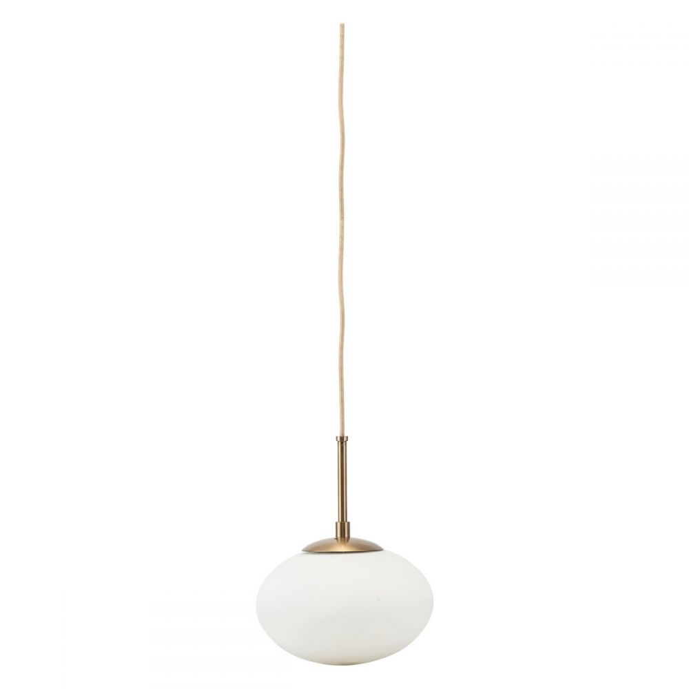 Lampe Opal - wei  22 cm