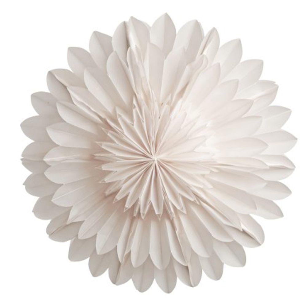 Leuchtstern Lotus - weiß 44 cm