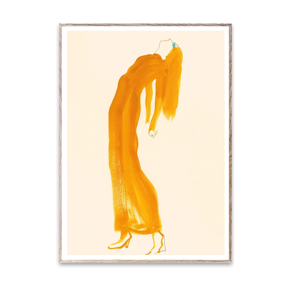 Poster - The Saffron Dress - 50 x 70 cm