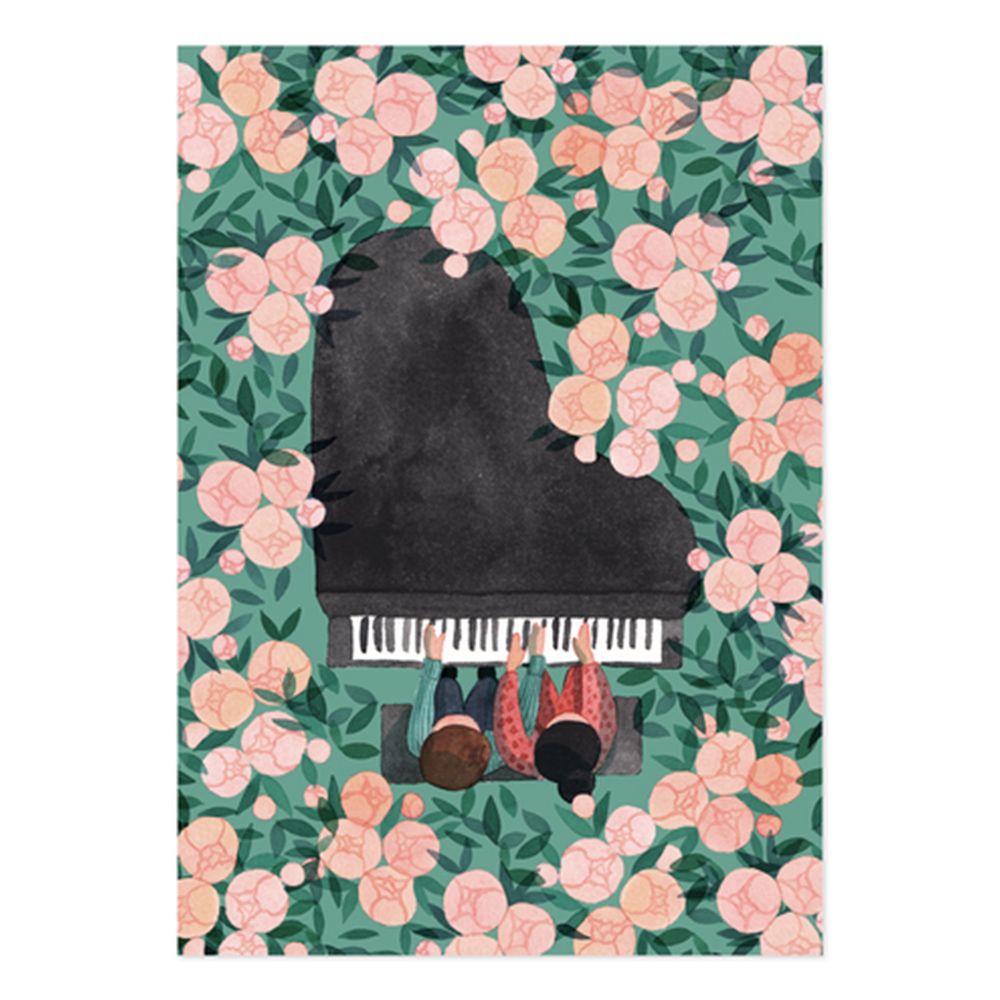Postkarte - grand piano