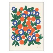 Druk Zoe - Oranges & Flowers 50 x 70 cm
