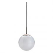 Lampe Halda - weiß/braun Ø 30 cm