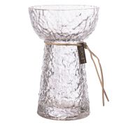 PRE ORDER Hyazinthen Vase aus Glas - struktur 15 cm