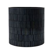 Teelichthalter Gara - schwarz 16 cm