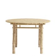 Bamboo Dining Table Round -  110 cm