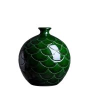 Vase Misty - emerald green 23 cm