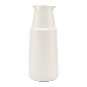 Kännchen / Vase Pion - grau/weiß 18 cm