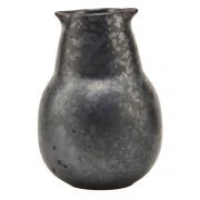 Kännchen/Vase Pion - schwarz/braun 12 cm