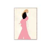 Poster - Pink Dress - 30 x 40 cm