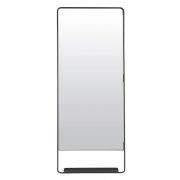 Spiegel mit Ablage Chic - schwarz 45 x 110 cm
