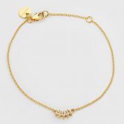 Armband Theodora - gold/wei