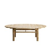 Bamboo Lounge Table Round -  140 cm