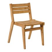 Dining Chair with Cushion - recycled teak