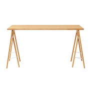 Linear Tischplatte - Eiche 125 x 68 cm