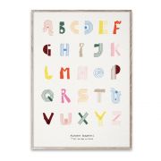 Poster - Alphabet Spaghetti - englisch 50x70 cm