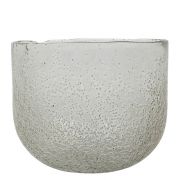 Teelichthalter Snow - klar Ø 19,5 cm