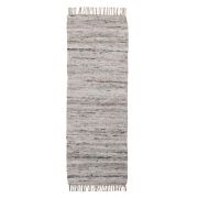 Teppich Hafi - grau/braun 80 x 200 cm