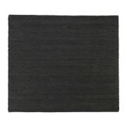 Teppich Hempi - schwarz 180 x 180 cm