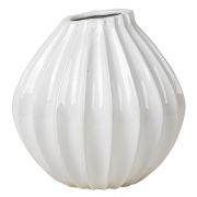Vase Wide - ivory 30 cm